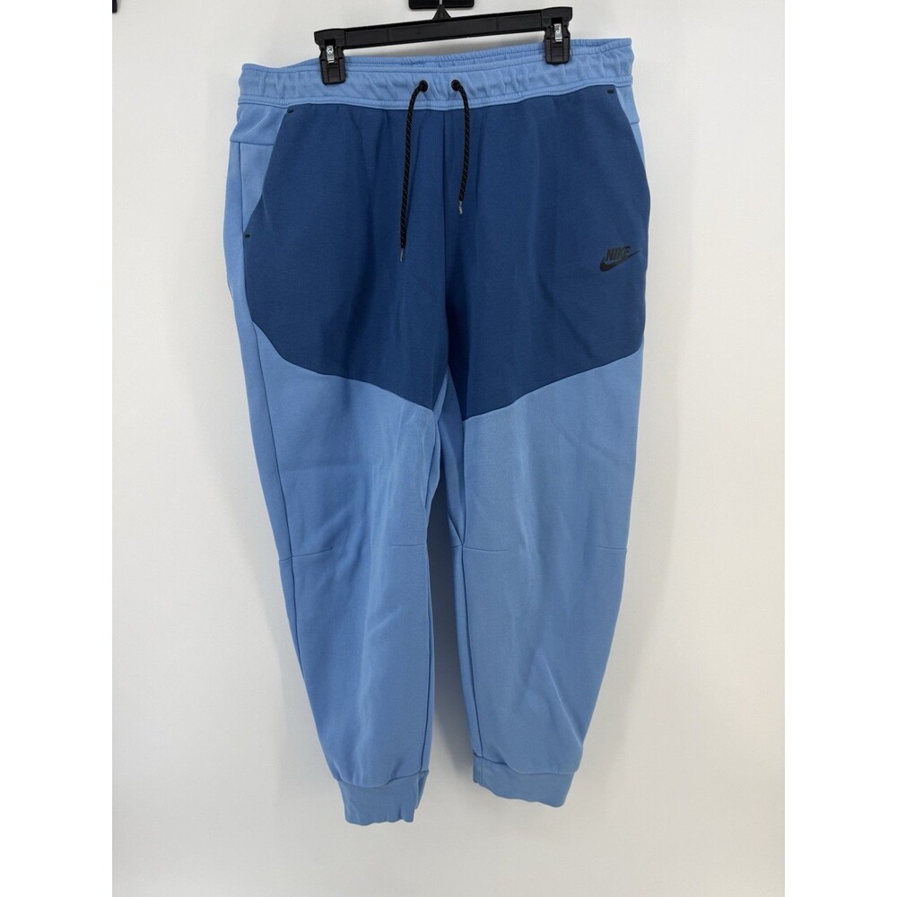 Nike Tech Fleece Joggers Pants Cuffed University Marina Blue CU4495-412 2XL